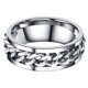thumbnail image 3 of EeaseMX Anillo sencillo y delicado de acero inoxidable, joyería creativa, anillo de moda para hombre y niño (color acero, tamaño de caja 9), 3 of 7
