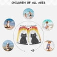 thumbnail image 6 of FORMRS Boys Swim Trunks Quick Dry Mesh Liner Boardshorts Sizes XS-XL, Black Cat Rainbow, 6 of 7