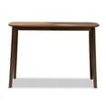 thumbnail image 7 of Allora Mid-Century Modern Walnut Wood Console Table, 7 of 7