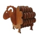 thumbnail image 1 of Juego de Posavasos de Madera con Forma de Oveja, Adorno de Madera con Forma de Oveja, 1 of 1