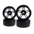 thumbnail image 1 of 4pcs Tires with Wheel Hubs :10 Truck Modified, 1 of 8
