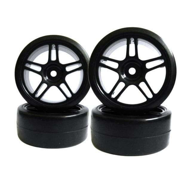 4pcs Tires with Wheel Hubs :10 Truck Modified