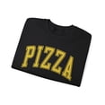 thumbnail image 3 of Pizza Sweatshirt Gifts Crew Neck Shirt Long Sleeve Unisex, 3 of 7