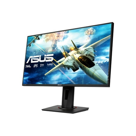 ASUS - 27" IPS LCD FHD FreeSync Gaming Monitor (DisplayPort, DVI, HDMI) - Black