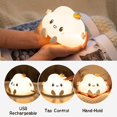 thumbnail image 3 of Luz nocturna para niños, luz nocturna LED brillante para bebés, enchufe eléctrico, luz nocturna de nube sensible al tacto recargable por USB para adultos, niñas, niños, lámpara de noche portátil para, 3 of 5