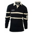 thumbnail image 1 of Guinness Adult Men's Black & Cream Traditional Rugby Shirt, 1 of 1