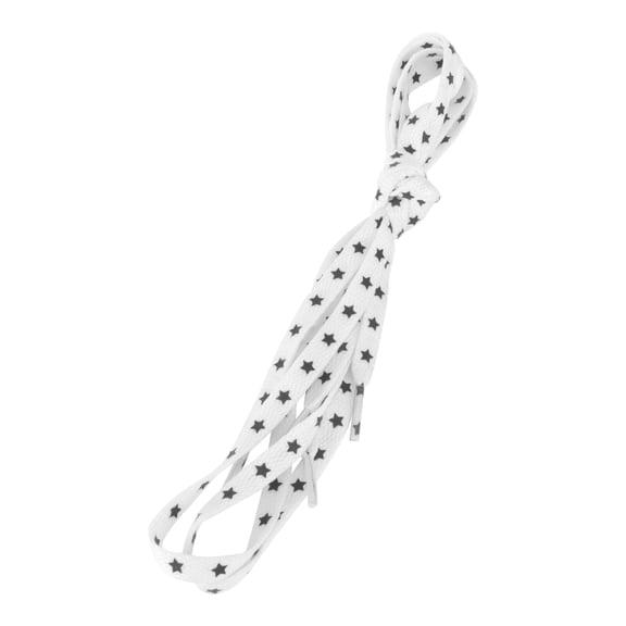 LOLIPPYY 1 Pair Glitter Shoe Laces in White for Sports Style Accessories