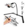 thumbnail image 1 of Trípode de teléfono ajustable, soporte de teléfono para grabar, soporte de teléfono en el techo, trípode de mesa para decorar galletas, enseñanza,, 1 of 7