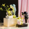 thumbnail image 1 of Ganfancp Astronauta Espacial Buzo Hidropónico Jarrón de Cristal Decoración de Mesa Rebajas Flash Deals 1X Adorno de Submarinista, 1 of 1