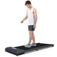 thumbnail image 2 of Pouseayar 2 in 1 Under Desk Electric Treadmill 2.5HP with Remote Control, Display, Walking Jogging Running Machine Fitness Equipment for Home Gym Office, 2 of 18