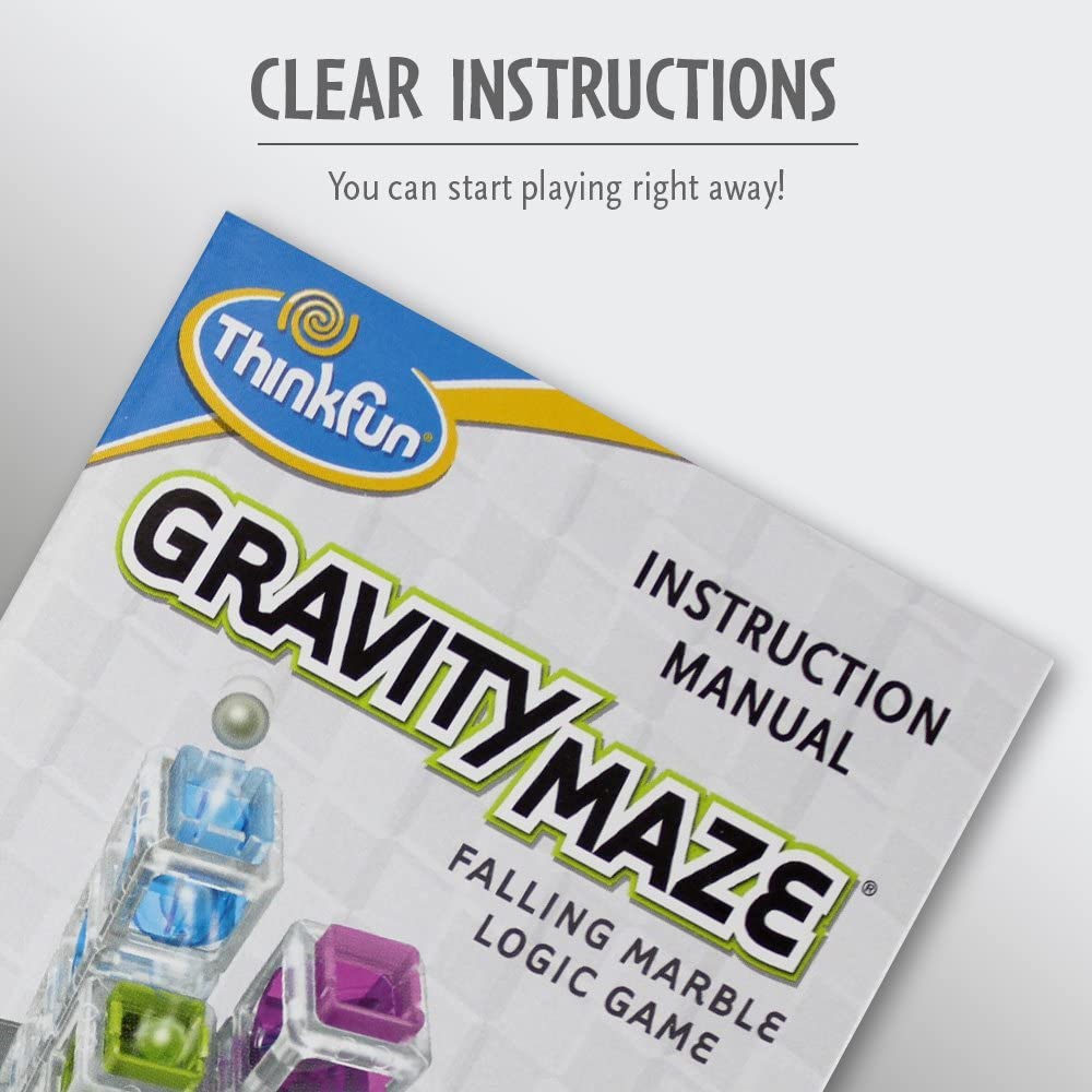 thinkfun gravity maze marble run logic game and stem toy for boys and girls age 8 and up