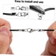 thumbnail image 2 of 40 Piezas de Acero Inoxidable con Pinza de Langosta, Cierres para JoyeríA, Collar, Pulsera Doble, Extensores, Cierres de PéNdulo con Pinza de Langosta, 2 of 9