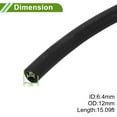 thumbnail image 5 of Unique Bargains 1/4" Fuel Line Kit 15.09ft Vacuum Hose Automotive Fuel Hose with 5 Clamps 1 Set, 5 of 7