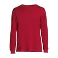thumbnail image 4 of George Men's Crewneck Tee with Long Sleeves, Sizes XS-3XLT, 4 of 5