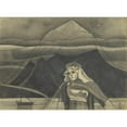 thumbnail image 2 of Karl Wiener 14x11 Black Ornate Wood Framed Double Matted Museum Art Print Titled: Untitled; Out of; ‘The 150 Leaf’ V (1940), 2 of 5