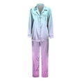 thumbnail image 4 of MEICHEN Pajamas for Women Set Satin Pajama Set for Women Button Down Long Sleeve Sleepwear Sets Nightwear 2 Piece Womens Sleepwear, 4 of 4