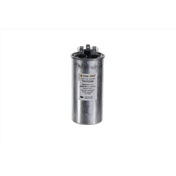 Packard TRCFD355 Round Run Capacitor 35 5 MFD 440 V