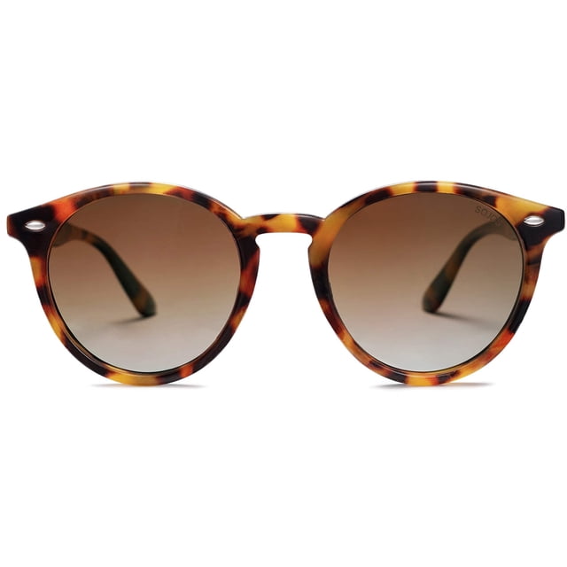 Gafas de sol SOJOS Retro Round Polarized SJ2069 para mujer/hombre