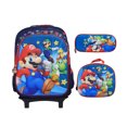 thumbnail image 1 of Mochila de Carrito Aquila 3D Mario Bros Mod 3 4 Pzas con Lonchera y Lapicera con Luces, 1 of 5