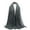 Dark Gray, variant on CAIVO Women Solid Color Pleated Cotton Linen Scarf Versatile Sunscreen Air Conditioning Classic Winter Shawls Wraps