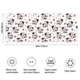 thumbnail image 3 of White Cow Strawberry Heart Pattern Bathroom Rugs Mat,Non Slip Microfiber Bathroom Rug,Rubber Backing,Soft Bathroom Mats for Bathroom Floor,Tub and Shower,60x24in(150x60cm), 3 of 5
