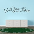 thumbnail image 3 of Home Wall Decals for Family Bathroom - Healthy Rules Home DIY & Creativity Boy Girl Bedroom Wall Sticker - Size: 40 In x 12 In, 3 of 5