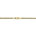 thumbnail image 4 of 10k Yellow Gold 2.50mm Diamond-Cut Rope Chain Necklace - with Secure Lobster Lock Clasp 18", 4 of 6