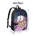 thumbnail image 2 of Courage The Cowardly Dog Backpack, Large Capacity Laptop Backpack, Durable Water-Resistant Daypack, 17.3x12.2x5.5 Inch, 2 of 8