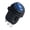 Blue, variant on Yammee Reliable 3 Pin 3 Position Round Rocker Switches No Light Designs Round Boats Switches for Safe Use In Moist Conditions