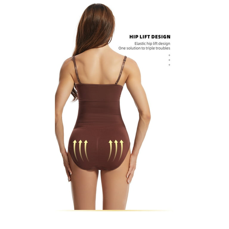 Wehilion Shapewear Bodysuit for Women Tummy Control Body Shaper Waist  Trainer Girdle Open Bust Sexy Scoop Neck Slimming Bodysuits Tank Tops,  Sizes