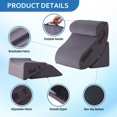 thumbnail image 3 of Juego de almohadas ortopédicas con forma de cuña Ahpmeoa para después de la cirugía, 3 of 8