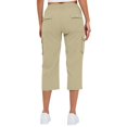 thumbnail image 3 of Mohiass Capri Pants for Women,Women's Pants Lightweight Hiking Cargo Pockets Casual Travel Cropped Cotton Pants with Pockets Beige XL, 3 of 3