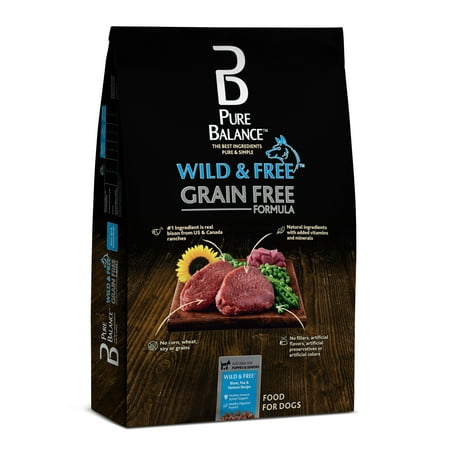 Pure Balance Wild & Free Grain-Free Bison, Pea & Venison