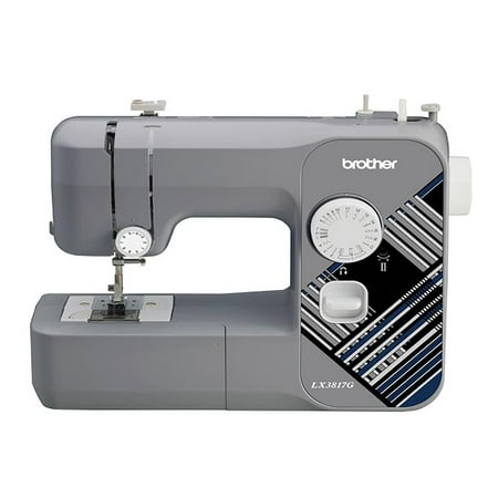 Brother RLX3817G Full Size 17 Stitch Sewing Machine Grey,Refurbished