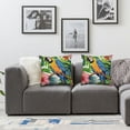 thumbnail image 3 of Nawypu Floral Bird Parrot Throw Pillow Covers Square Cushion Case Modern Home Decor Pillow Covers Set of 2 Decorative Pillowcase for Sofa Couch Bed Bedroom Living Room Pillow Cases, 3 of 6