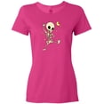 thumbnail image 3 of Inktastic Cute Dancing Skeleton Women's T-Shirt, 3 of 5