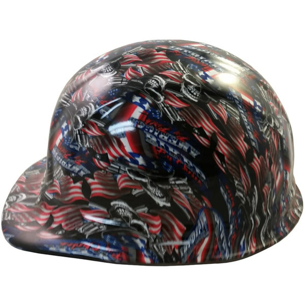 Texas America Safety Hydro Dipped Hard Hats Cap Style Design
