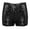 Black, variant on Kids Boys Girls Sequins Jazz Hip Hop Dance Shorts Sparkly Gymnastics Booty Bottoms Green 110-120/11