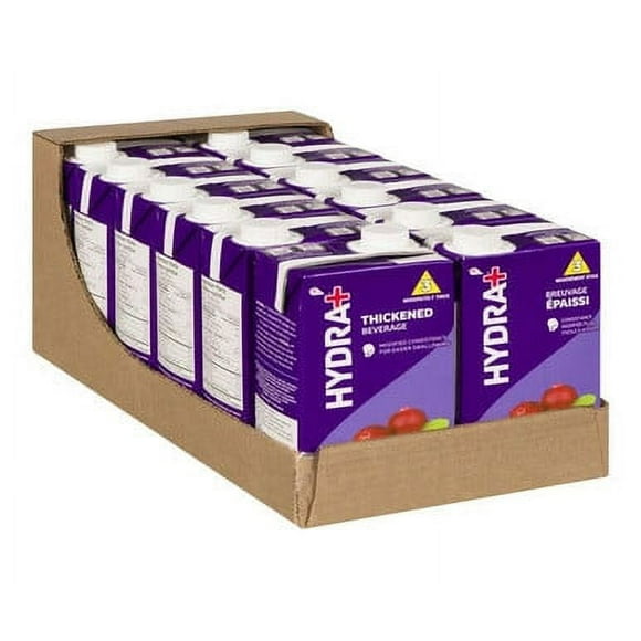 Hydra+ Juice Thickened Cranberry IDDSI 3 1 L/33 oz (12/Case) Ready-to-Drink