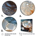thumbnail image 3 of Designart "White Clam Pearl quintessence" Animals Floater Framed Wall Art Print, 3 of 7