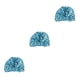 thumbnail image 3 of Advancent Gorro de ducha de malla elástica, gorros de baño para pestañas, capó transparente, resistente al agua, cubierta de cabeza de rayas Type1 NO1, 3 of 6