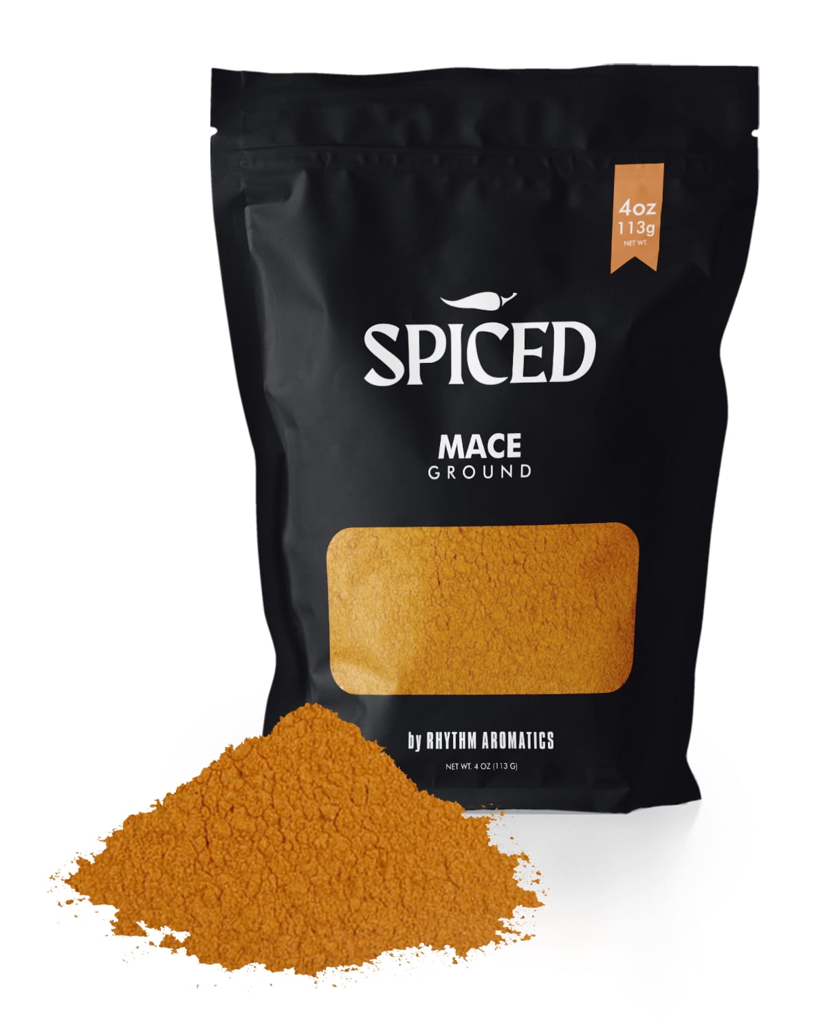 SPICED Ground Mace, 4 Oz of Pulverized Mace in Closable Bag for Cooking