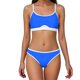 thumbnail image 1 of Bikini de Cintura Alta Bikini Deportivo de Mujer con Correas de Hombro Ajustables Traje de Baño de Alto Soporte Totalmente Cubierto, 1 of 7