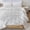 White, variant on Satin Silky Soft Quilt Luxury Super Soft Microfiber Bedding Thin Comforter Set Full/Queen, Light Weighted (Black, Queen)