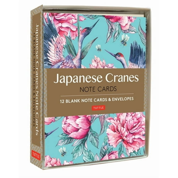 Japanese Cranes Note Cards: 12 Blank Note Cards & Envelopes (6 X 4 Inch Cards in a Box) (Other)