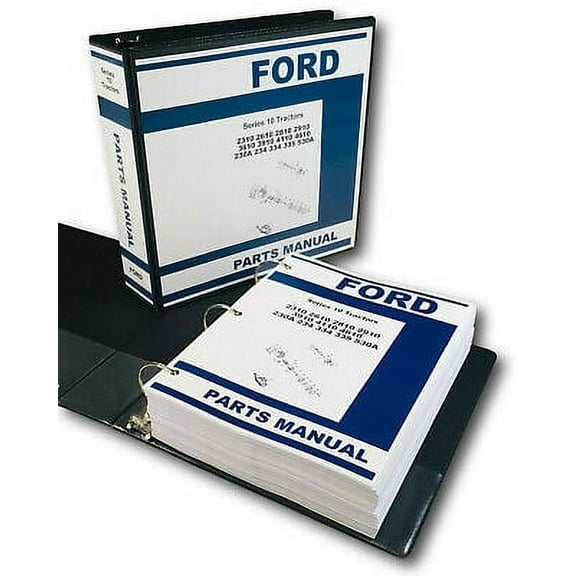 Ford 2310 2610 2810 2910 3610 Series 10 Parts Assembly Manual Catalog