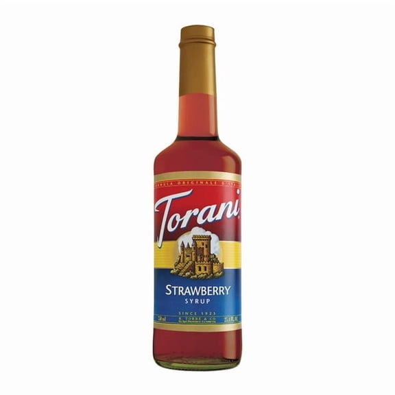 Torani Strawberry Syrup cs 12/750 ml