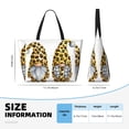 thumbnail image 4 of Pofeuu Leopard Gnomes Print Beach Bag,Waterproof Sandproof Beach Tote Bag, Large Capacity Foldable Beach Bags for Women, 4 of 7