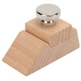 thumbnail image 3 of Hand Sanding Block, Ergonomic Handle Abrasion Resistant Wooden Sanding Block Hand Made Leather Tools  Versatile  For Polishing Shaping   Bevel, 3 of 8