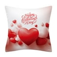 thumbnail image 4 of Vikakiooze Valentine's Day Pillow Case Glitter Sofa Throw Cushion Cover Home Decor, 4 of 7